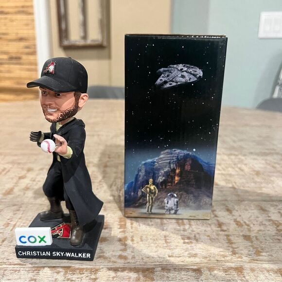 Star Wars Arizona Diamondbacks Christian Sky-Walker Bobblehead SGA - Picture 7 of 7